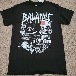 NWT Men's Skelton Balance Crew Neck T Shirt Size M